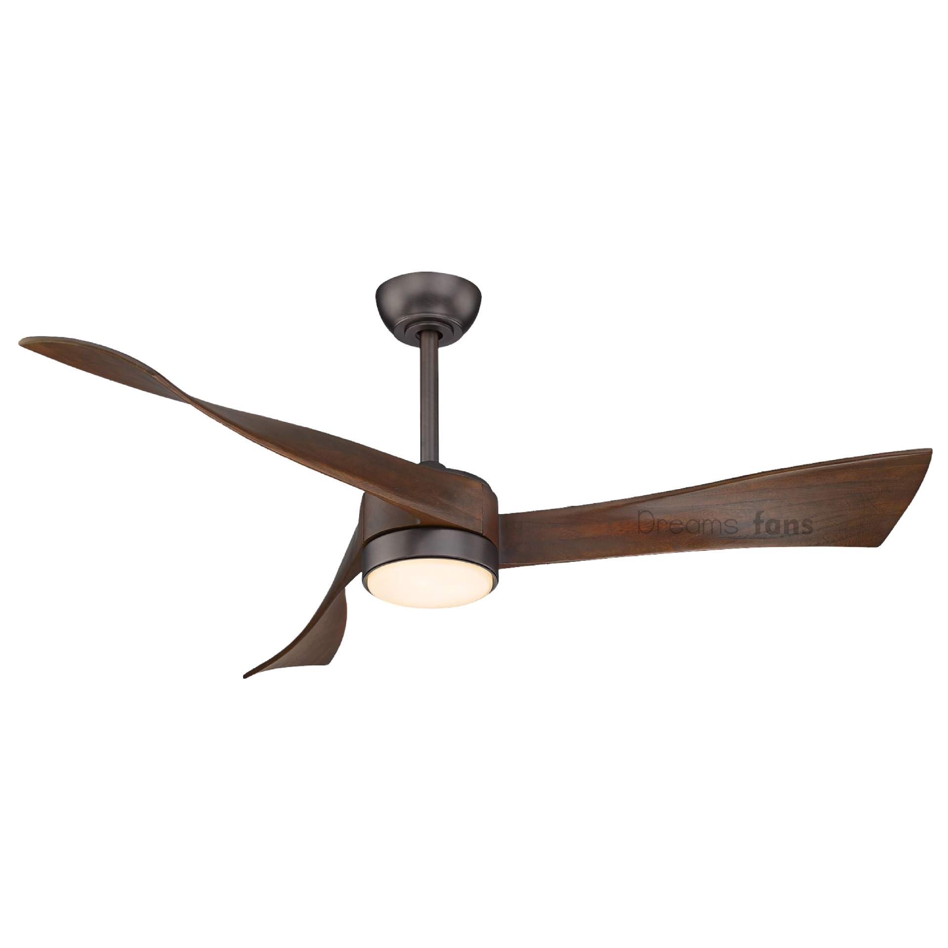 Tethys吊扇 时尚经典三叶带灯现代家居特色餐厅个人工作室