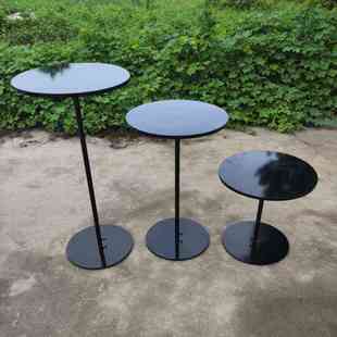 婚庆道具新款摆件铁艺圆台桌甜品台展示架订婚宴圆筒立柱装饰摆件