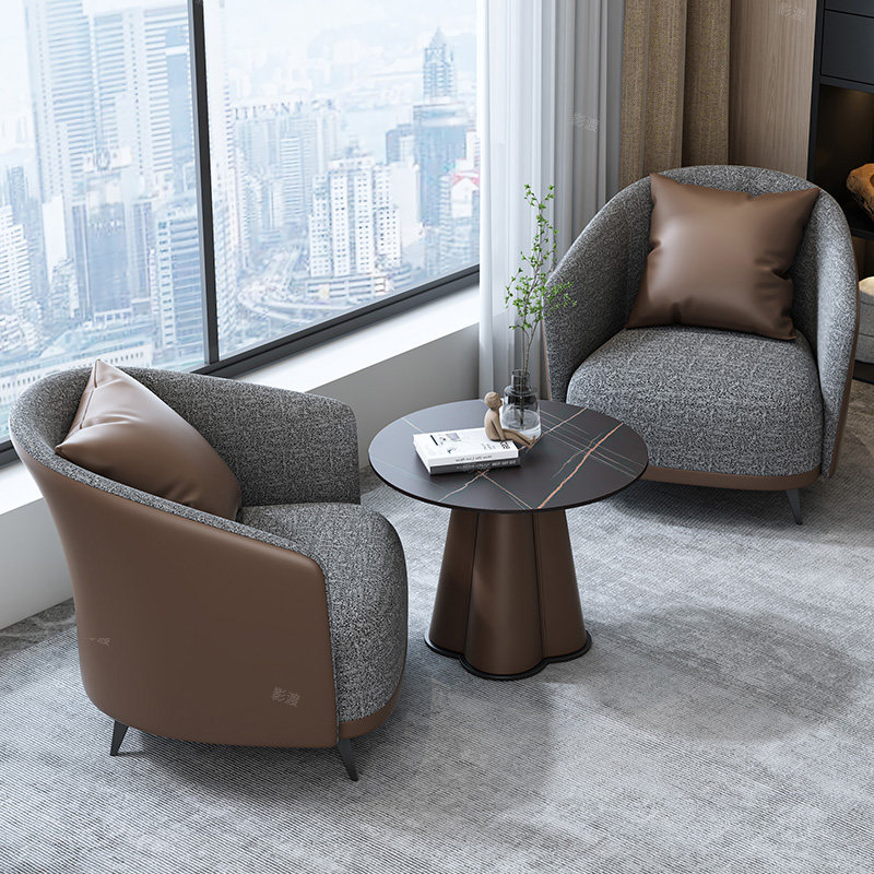 轻奢洽谈桌椅组合售楼处接待会客休闲沙发奶茶店岩板阳台小圆桌子,个性定制/设计服务/DIY,明信片定制,淘宝优惠券,粉丝福利购,淘宝优惠卷