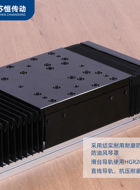 加宽重型双线轨滚珠丝杆滑台模组精密型重载丝杠十字组合龙门组合