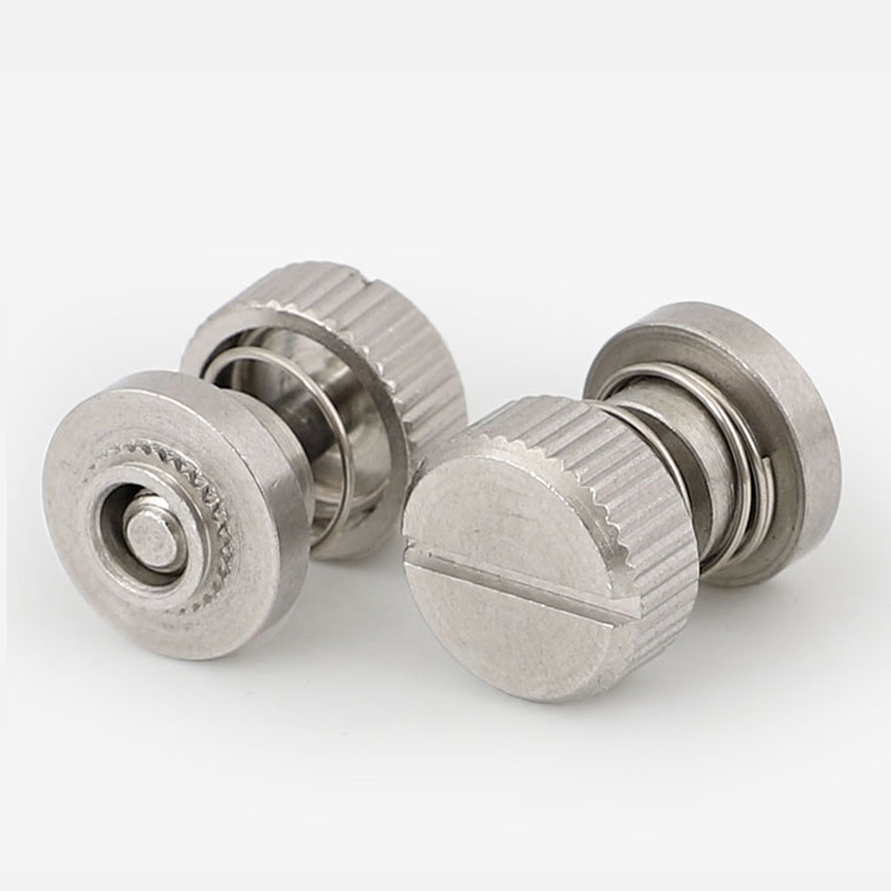 PF31 PF32j压铆式松不脱螺钉手拧外弹簧面板组合浮动螺丝M3M4M5-3