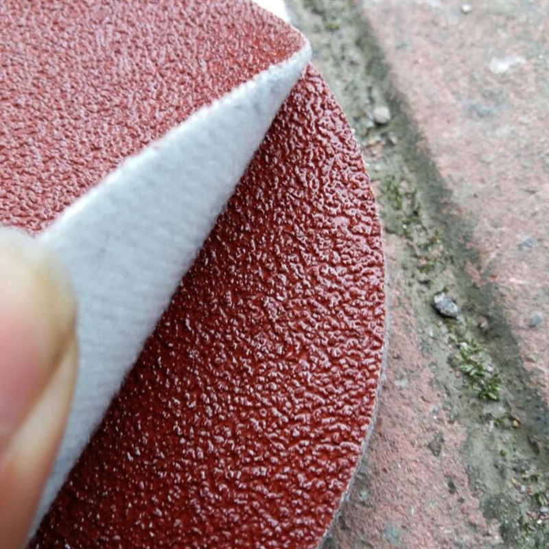 5寸砂纸片125MM拉绒片/拉D绒砂纸片/圆盘砂/植绒打磨片