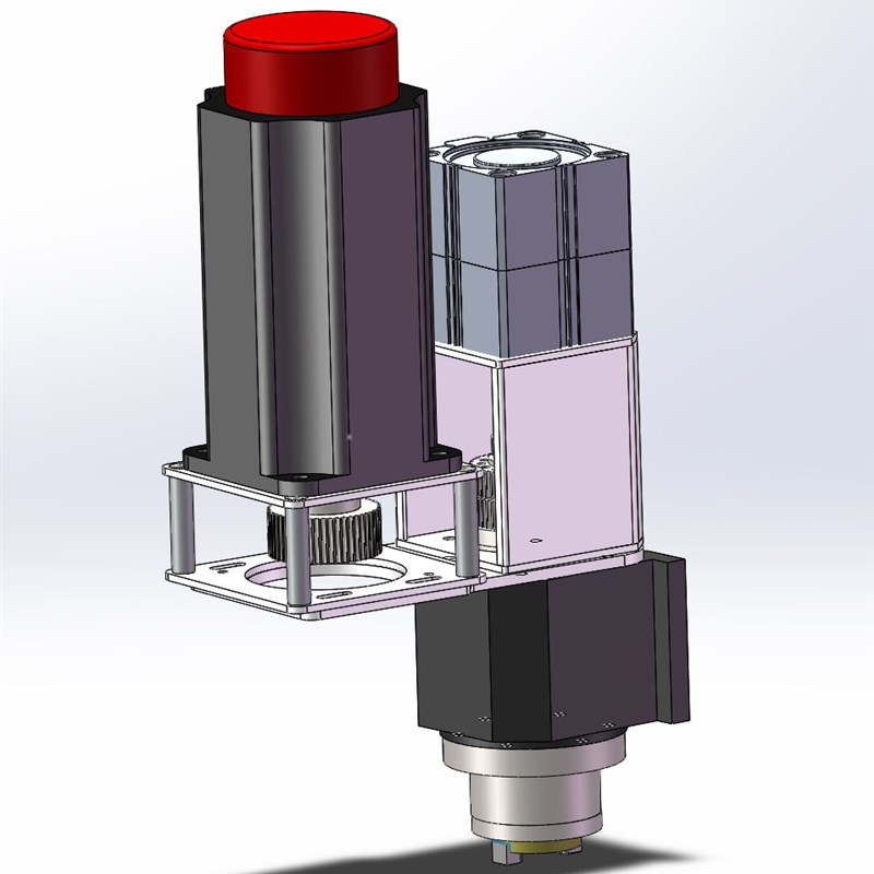 前置安装新款BT30无动力自动换刀主轴动力头套件侧装