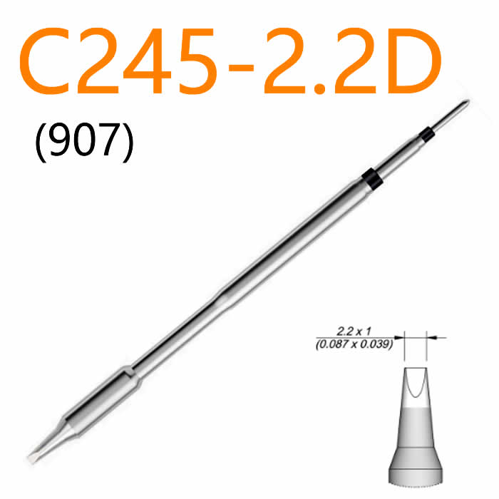 C245/C470焊台优质国产高灵敏大功率发热芯烙铁头刀头马蹄尖头