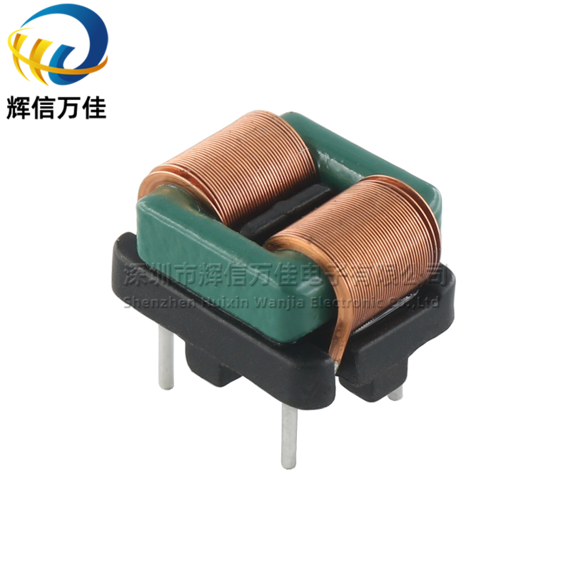 SQ1010e 1/5/10MH 扁平铜线共模电感 立式5*8 卧式 7*8 电源滤波