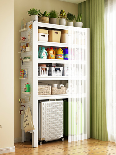 阳台多层置物架家用收纳架下空式高脚架行李箱杂物储物架落地货架