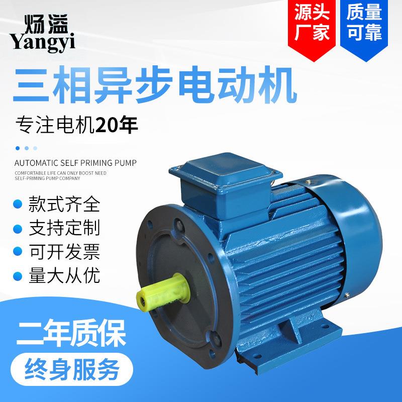 厂家直供Y112M-2极4W千瓦三相异步电动机马达超高效率YE3/YE2