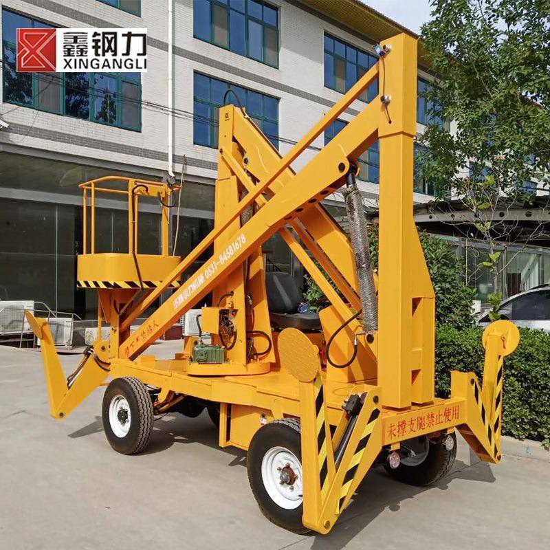 高空作业升降车自行曲臂升降机自行折臂升降平台电动曲臂升降机
