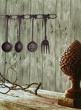 美式做旧 铸铁餐具铁艺配饰墙面装饰家居软装饰挂勾