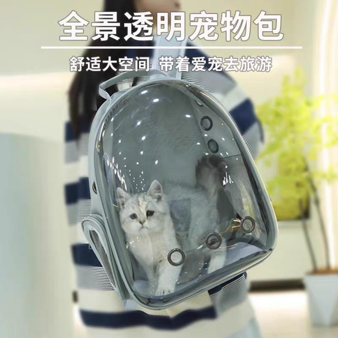 猫包外出包便携透明舱包太空包