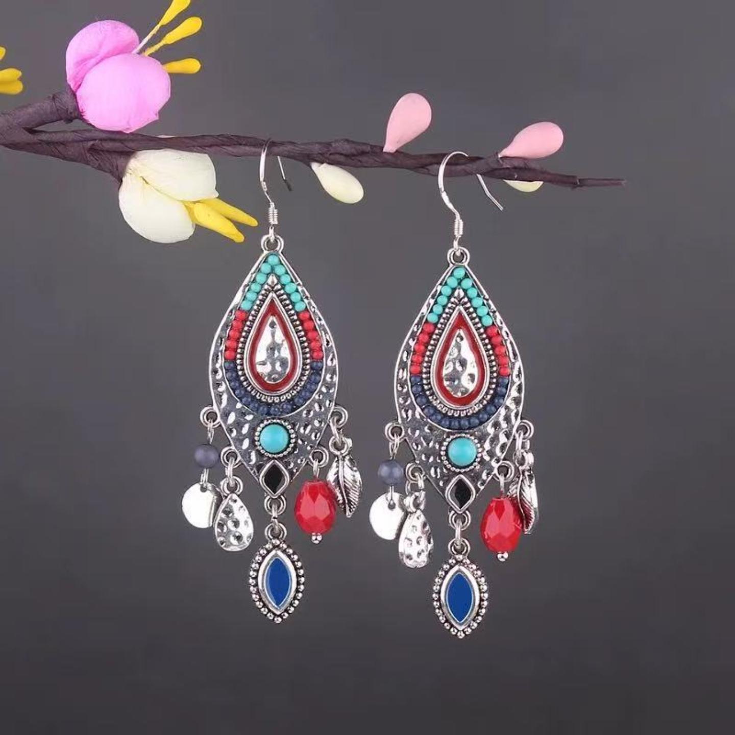 小众设计少数民族耳环女复古港风