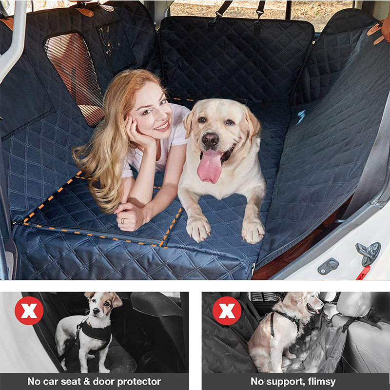 超大号中空板宠物汽车垫加宽四块支撑板车载狗垫后座宠物垫