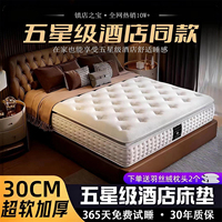 岶兰海马十大名牌记忆棉乳胶护腰黄麻独立袋装弹簧家用卧室床垫
