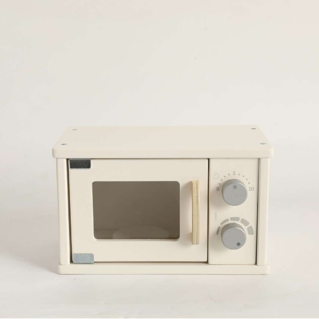 木制过家家玩具厨房厨具儿童玩具木质粉微波炉玩具