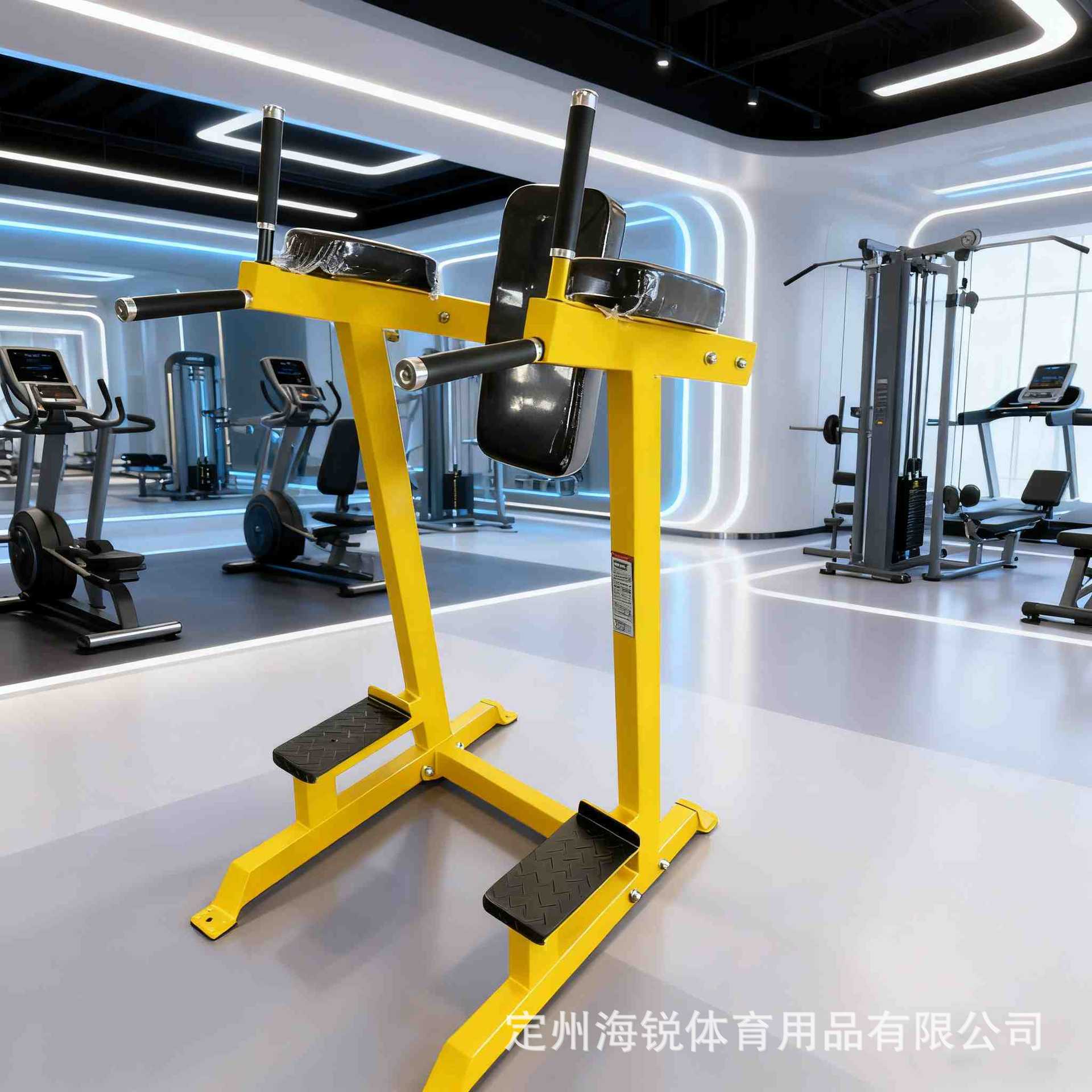 商用单杠抬膝训练器垂直抬膝健身器材引体向上架双杠健腹机抬腿器