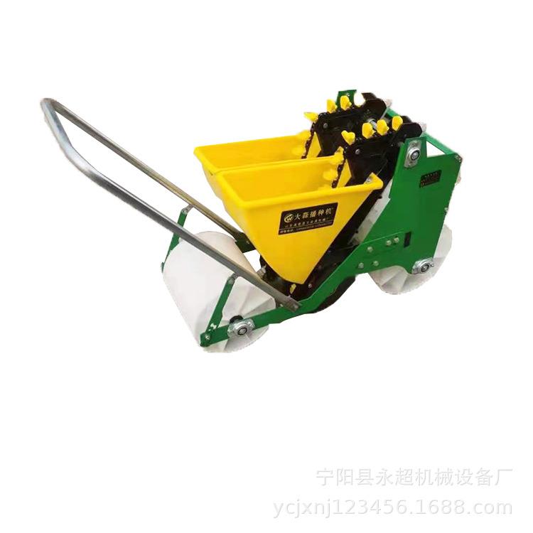 手推单行双行大蒜播种机出售电动/汽油四行五行大蒜播种机