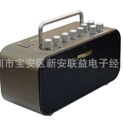 阿诺玛AROMA TM-10电吉他音箱10W迷你便携练习音响带失真合唱效果