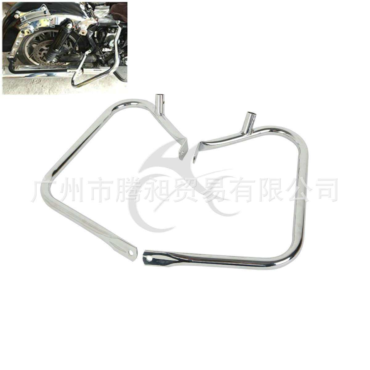 哈雷 公路滑翔 街道滑翔 改装铁质后边箱支架FLHT FLTR 97-13