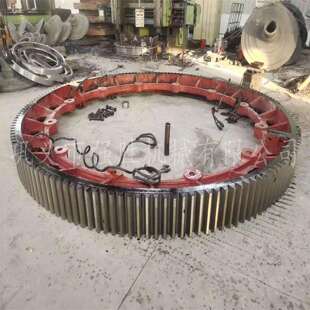 回转窑大齿轮多种规格支持制作回转窑配件生产