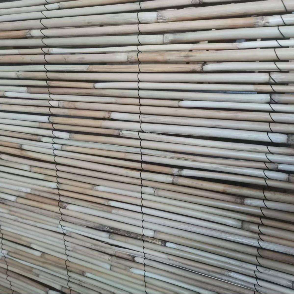 家用加粗晾晒芦苇帘田园风格草帘户外栅栏专用吊顶遮阳帘尺寸