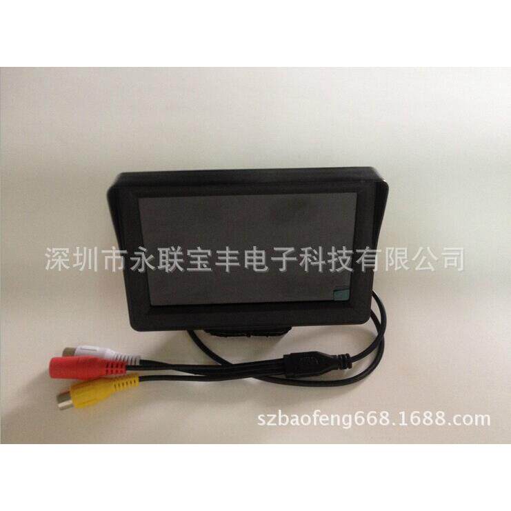 4.3寸显示屏高清数字宽电压12-24V屏车载台式显示器直销
