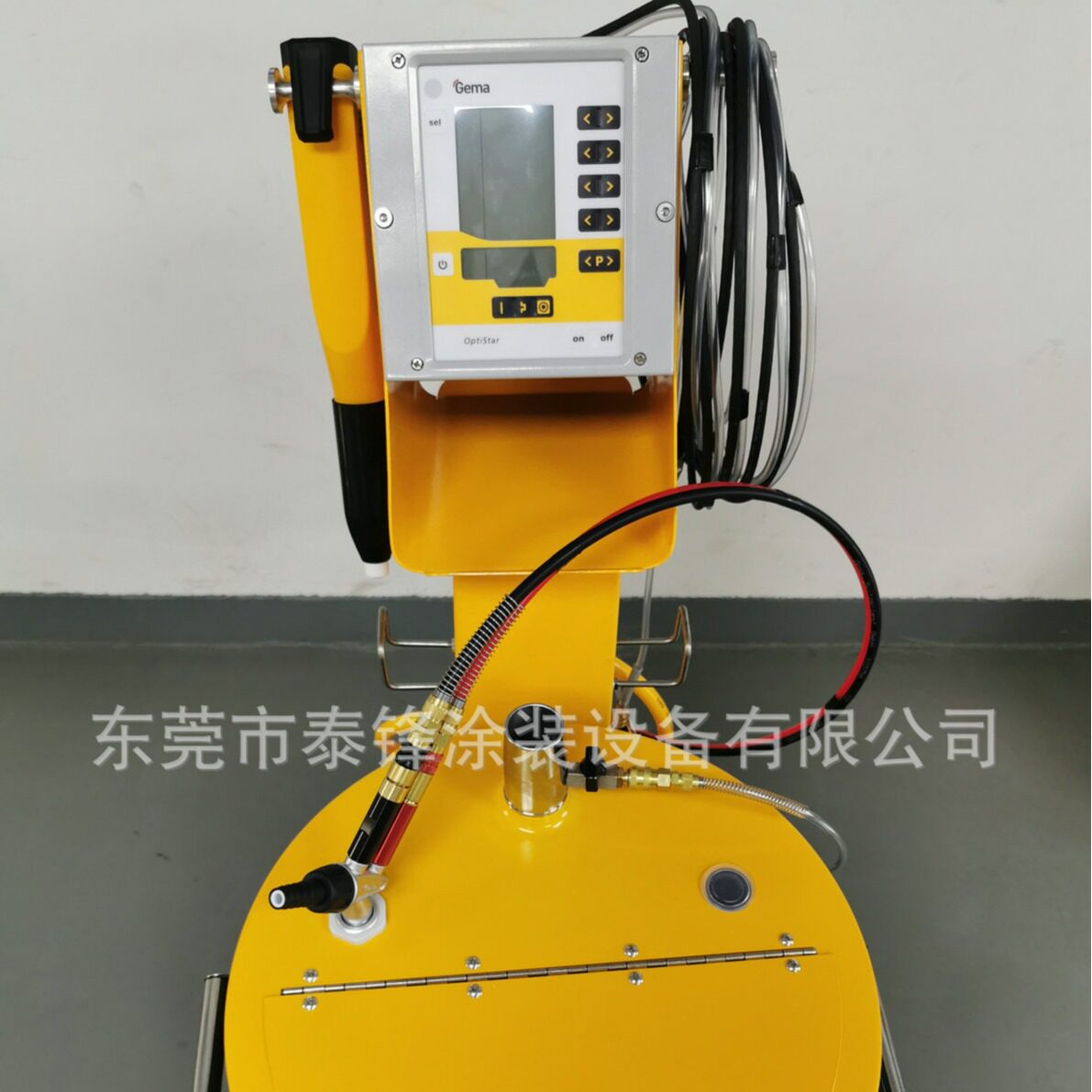 OptiFlex 2 F金马手工喷涂喷枪,CG08控制器液晶显示板