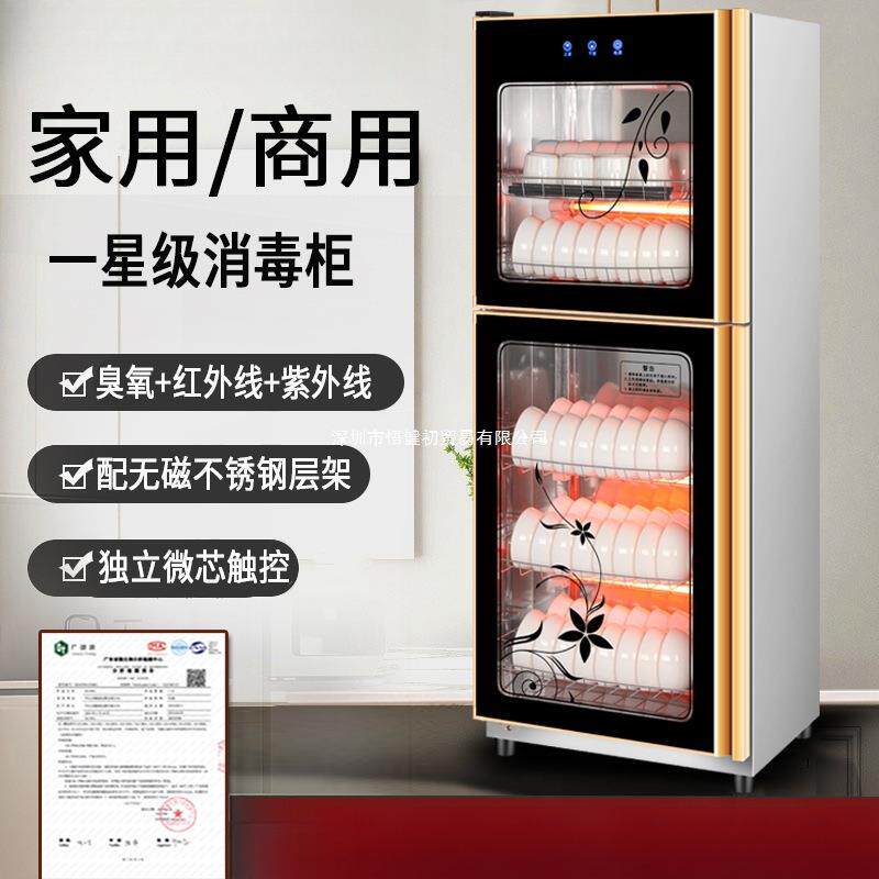 消毒柜商用立式大容量不锈钢消毒碗柜家用双门饭店餐具保洁柜