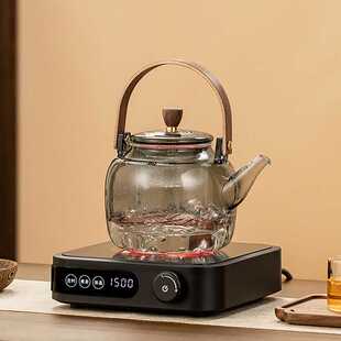 静音茶炉 高鹏硅玻璃煮茶壶1500W功率电陶炉煮茶器家用不挑壶新款