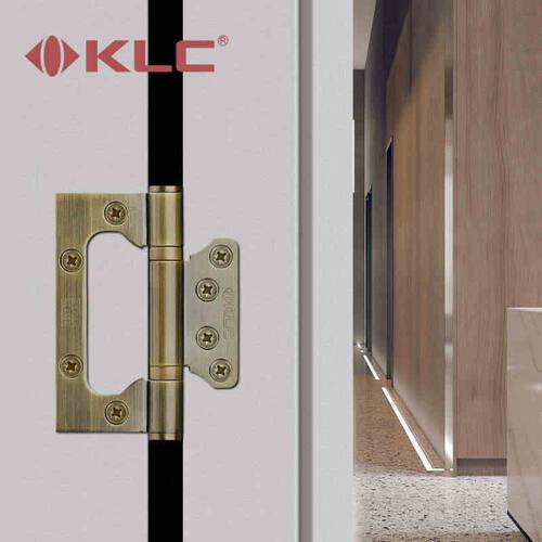 KLC不锈钢轴承子母合页黑色活页免开槽静音子母合页4英寸单片