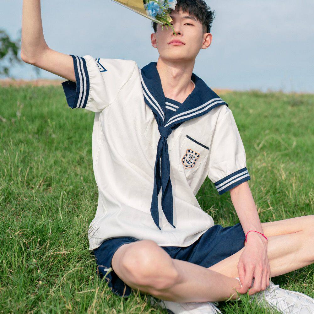 水手服dk制服套装男海军风学院风校服初中学生高中生毕业季班服