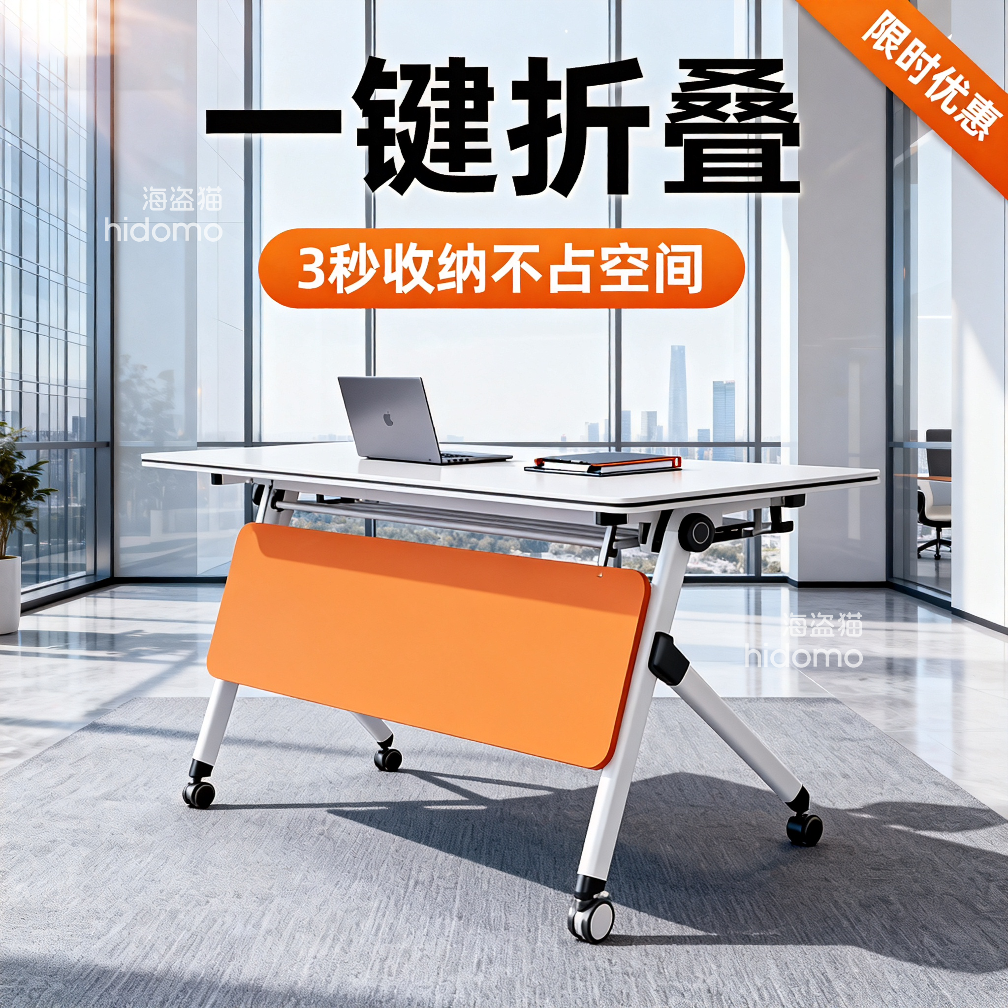 培训桌椅组合移动办公桌长条桌