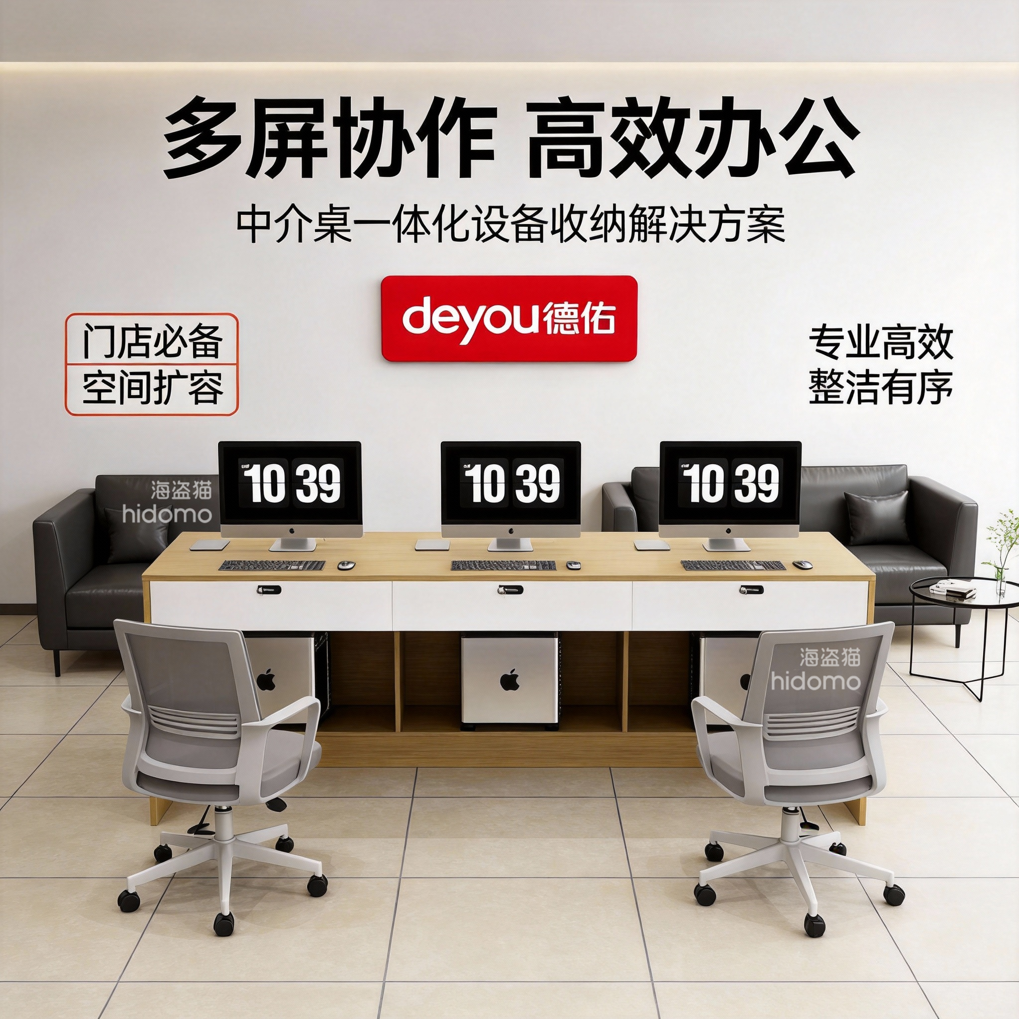 定制德佑贝壳链家房产中介桌前台职员桌23人员工位图文门店前台桌,商业/办公家具,办公电脑桌,淘宝优惠券,粉丝福利购,淘宝优惠卷