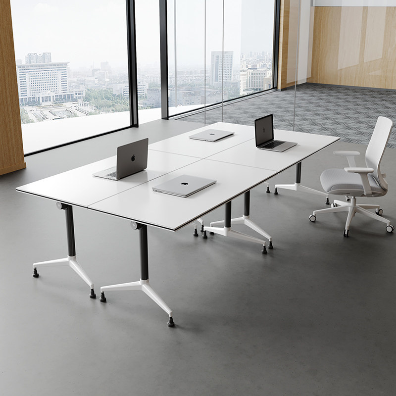 职员桌培训桌办公桌椅组合折叠办公会议桌可移动拼接员工位办公桌