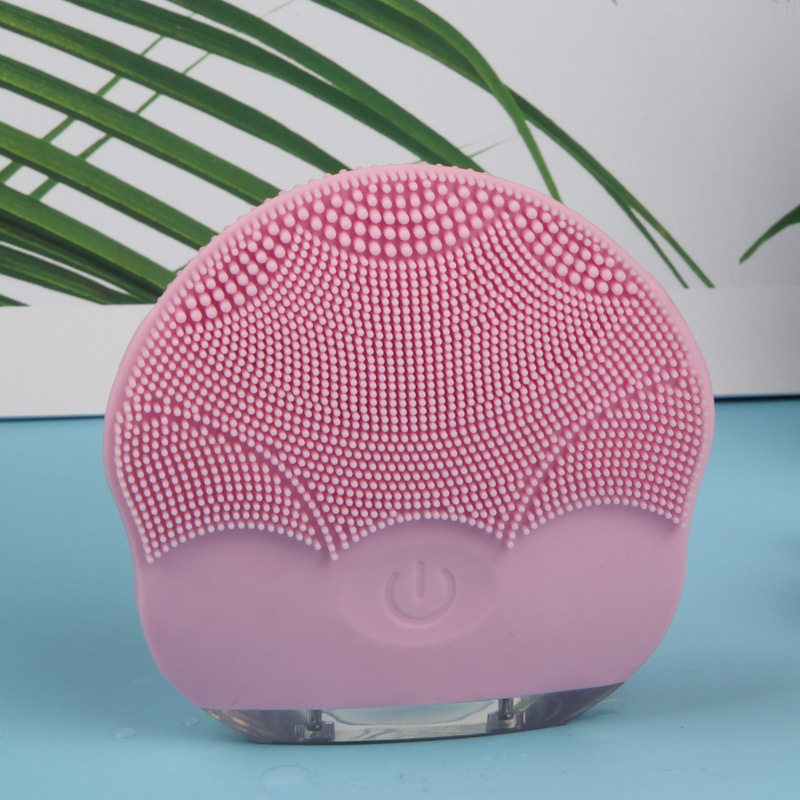 电动洁面仪硅胶洗脸刷美容导入仪迷你USB充电声波毛孔清洁器