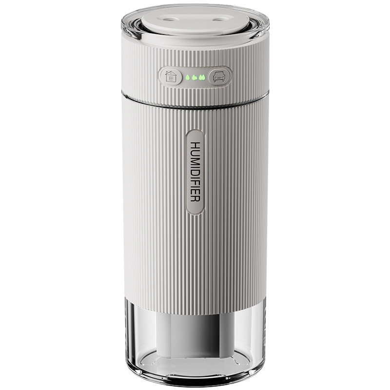 杀菌简约双喷加湿器家用超长续航静音喷雾小型车载补水神器