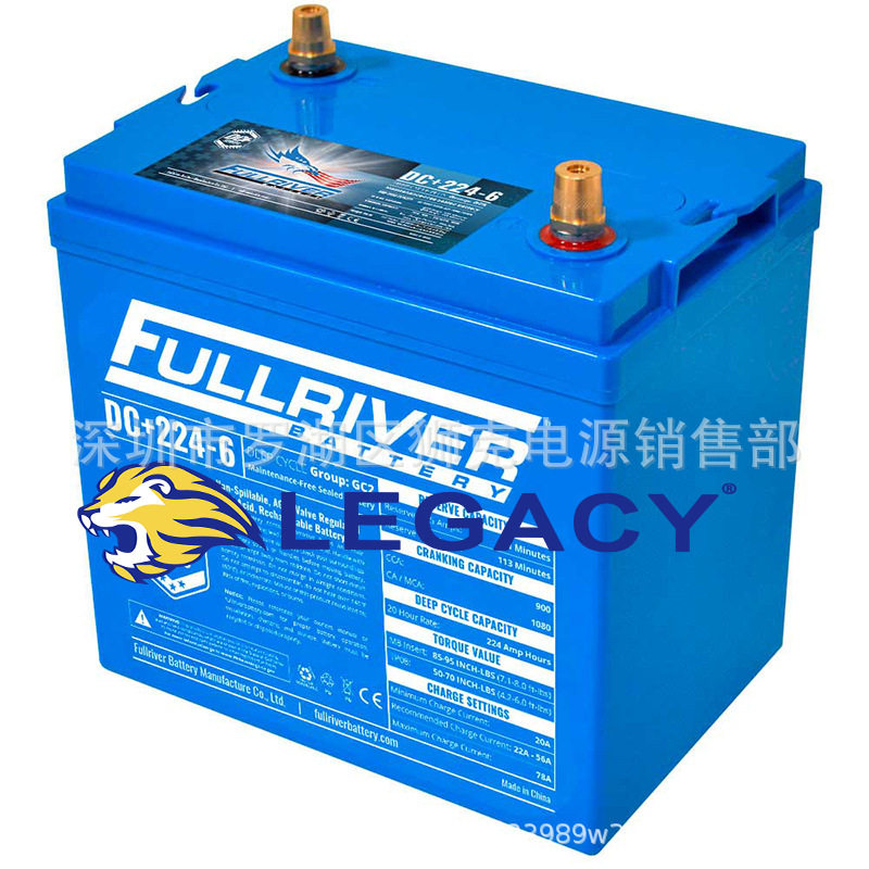 Fullriver丰江电池DC140-12深循环AGM电池12V140AH采摘车升降平台