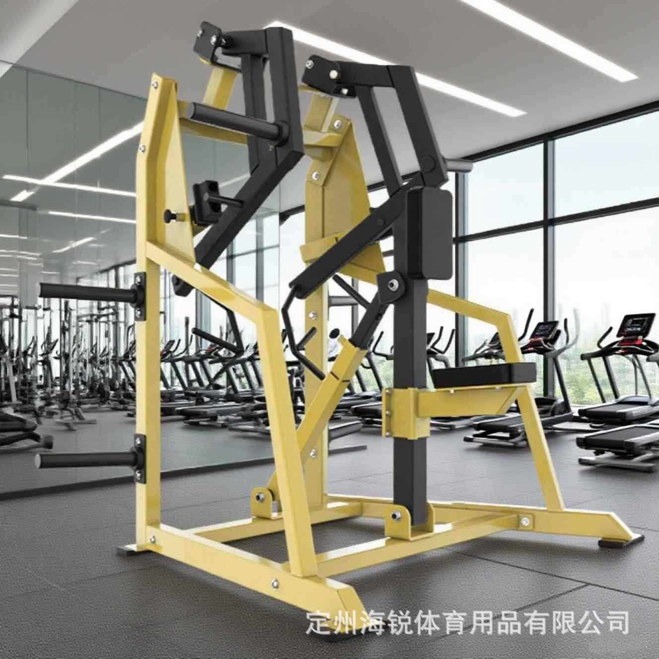 健身房器材力量健身训练器坐式拉背划船机健身房力量器械背部训练
