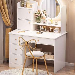 梳妆台现代卧室简约小型化妆柜一体小户型2025新款化妆桌子化妆台