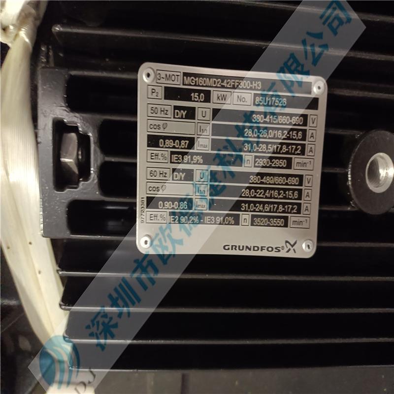 德国GRUNDFOS格兰富电机（单电机无泵）MG160MD2-42FF300-H3
