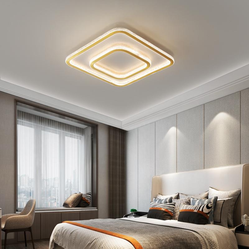 全铜客厅灯现代简约大气2022年新款轻奢感大灯led吸顶灯