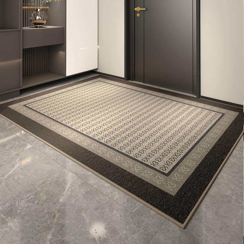 进门口地垫轻奢感入户门垫吸水防滑玄关室内大门外可裁剪地毯