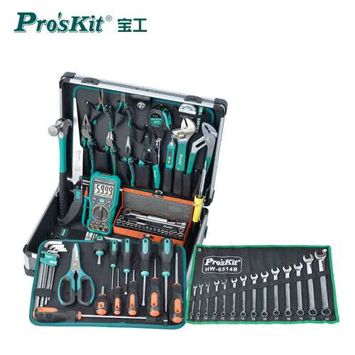 宝工（Pro'skit) PK-4046G 专业电工水电维修工具组 (45件)
