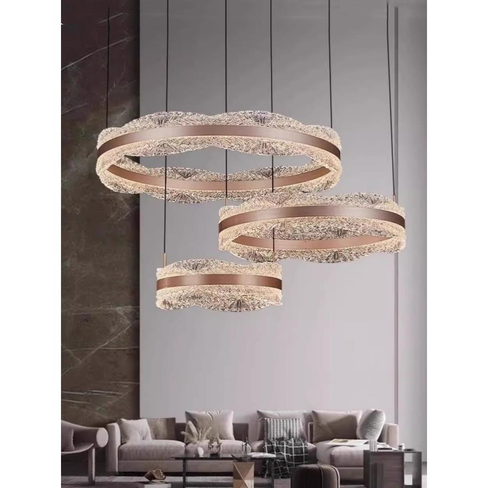 2024新款轻奢客厅吊灯意式现代感创意个性餐厅卧室灯大厅主灯