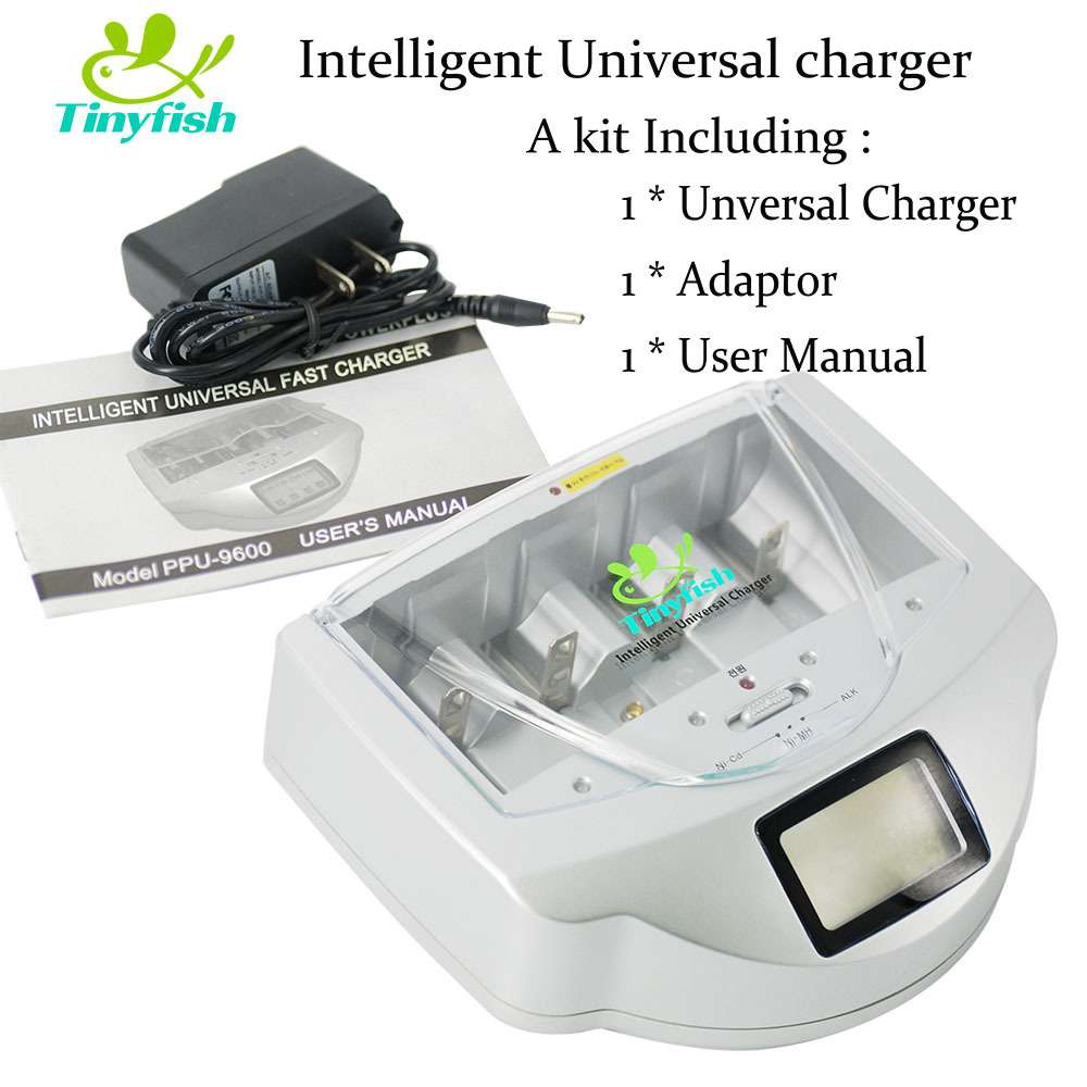 热销Charger for AA, AAA, C, D, 9V Ni-MH Ni-CD  and Alkal