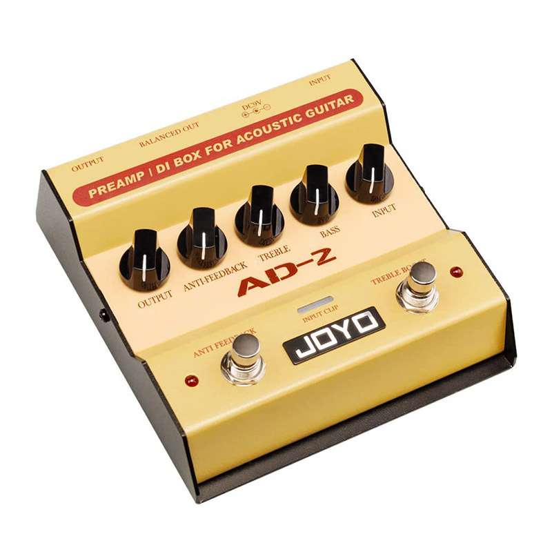 卓乐JOYO AD-2 原声落地前级DI盒电箱琴民谣木吉他均衡单块效果器
