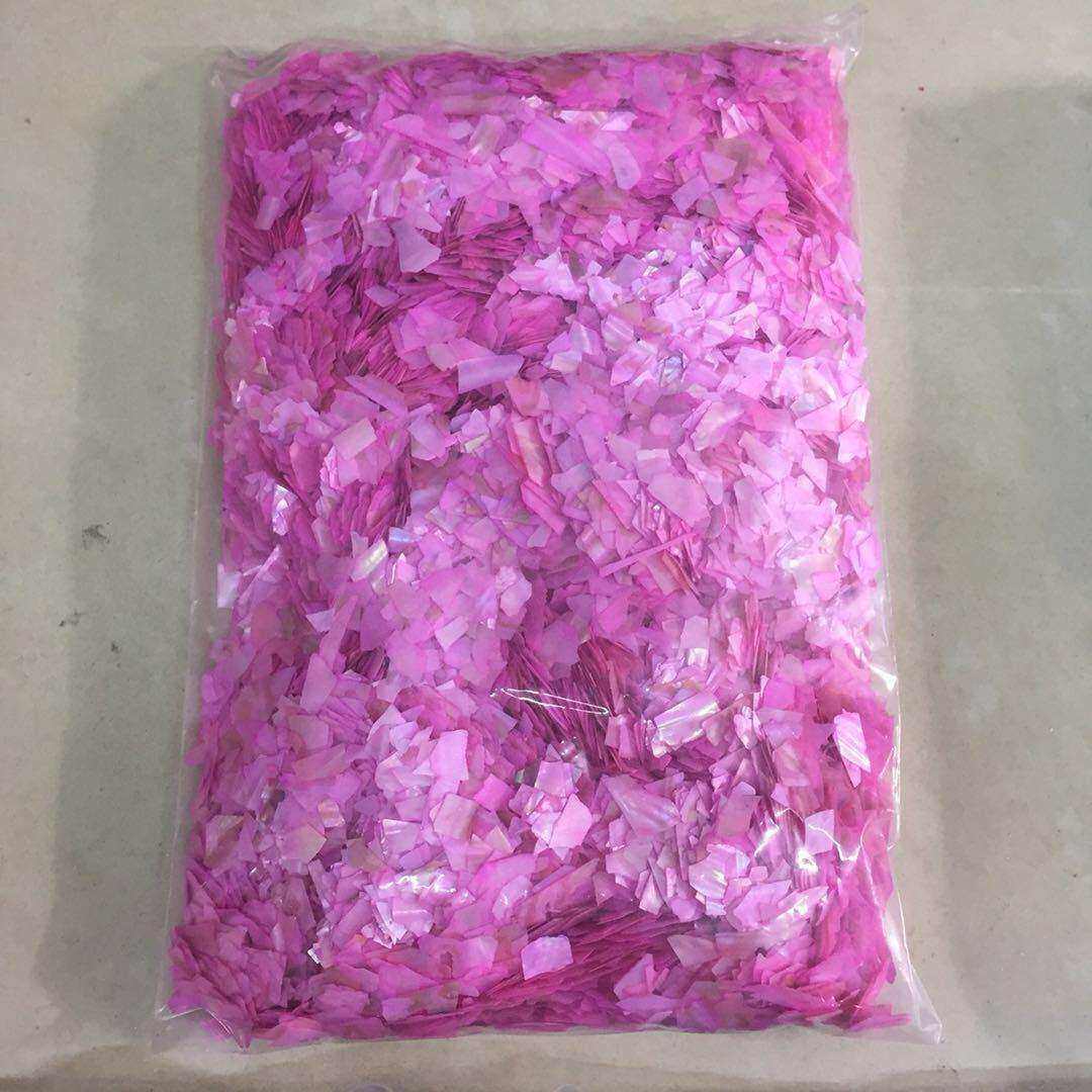 贝壳美甲碎片染色爆款公斤装超薄美甲贝壳片贝壳饰品