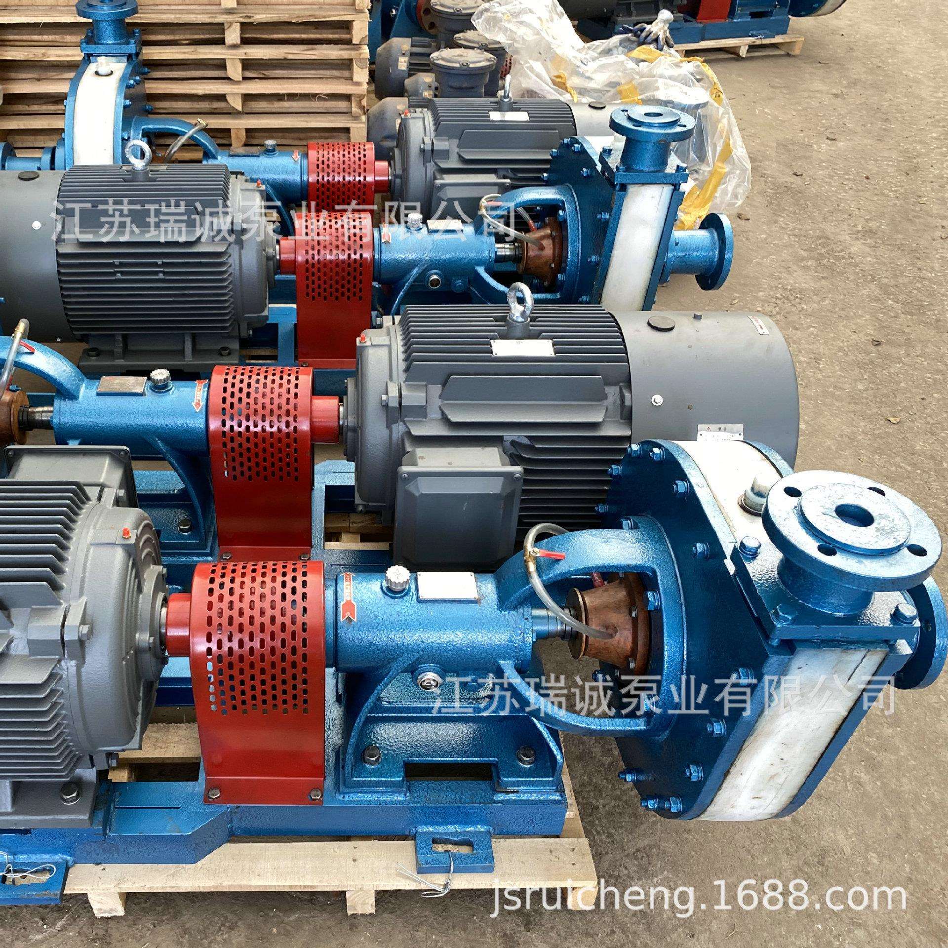 宜兴150FUH-42S型工程塑料卧式泵耐腐耐磨砂浆泵宜兴FUH泵