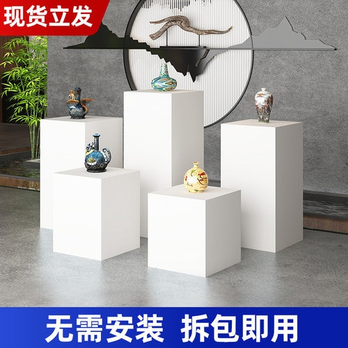 烤漆展台工艺品产品展示柜陈列柜直播摄影道具服装店展厅展示台架