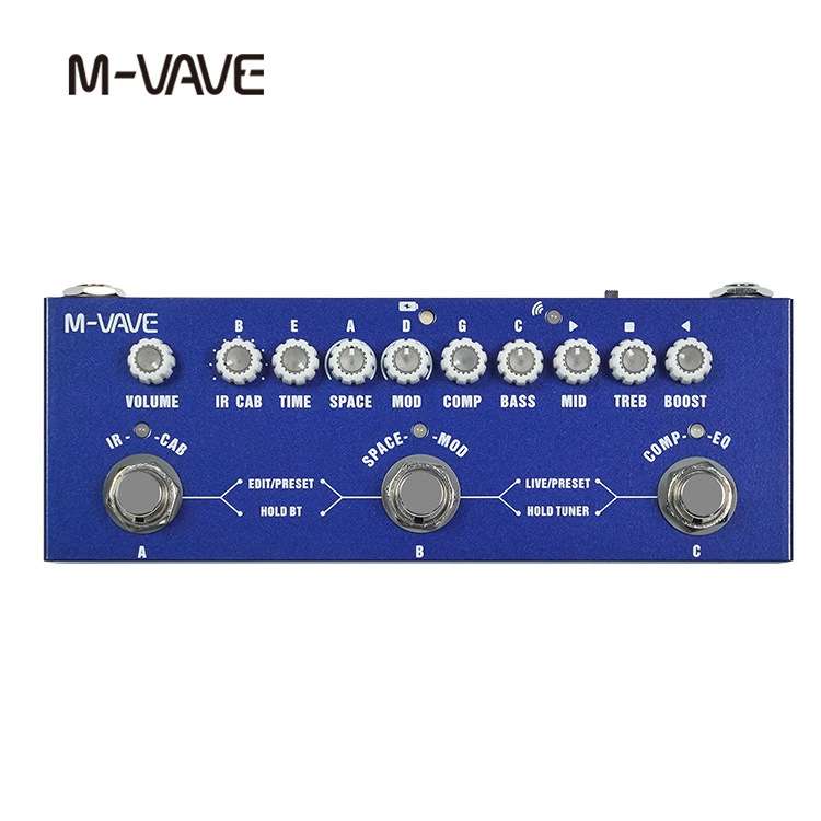 M-VAVE CUBE BABY  BASS 电贝斯可充电单块组合效果器延迟合唱混