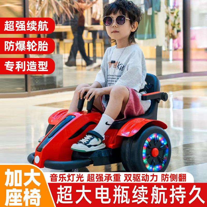 新款婴幼儿童电动汽车男孩女孩四轮玩具车可坐人自驾电动四轮车